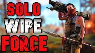 Como jogar Solo no Force Wipe sem BPs (Tentaram me RAIDAR ONLINE) no rust.