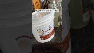 I rather make coconut oil from scratch... Jars without labels removed... #patience #foodstorage