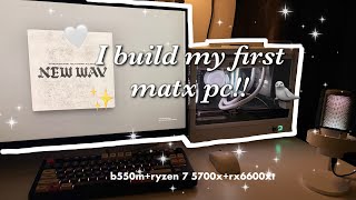 Building a compact gaming PC in the DeepCool CH160 Plus 🤍🖥️✨