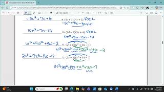 Algebra I - Ch. 9 Exam Review Net Worth