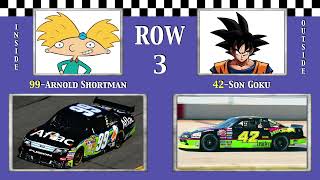 nascar Toon Cup Fanfic Nascar Toon Cup Series Allstars Starting Grid