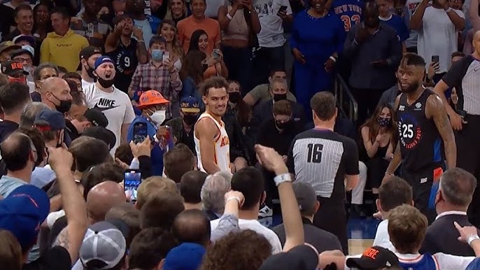 Knicks fan spits on Trae Young — Collectors Universe