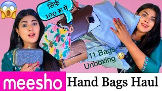 Huge Meesho* Affordable Hand Bags Haul || सबसे सस्ते और अच्छे बैग