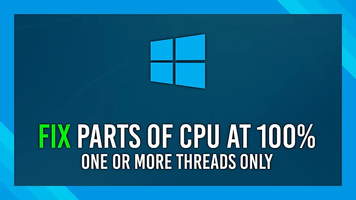 Fix: Only one core/thread pinned at 100% usage | Windows Bug Fix