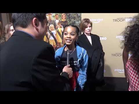 Amazon Prime's Troop Zero: Milan Ray Red Carpet Interview