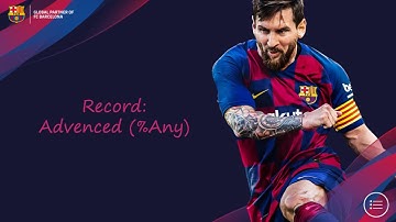 PES 2019 Record Skills Training