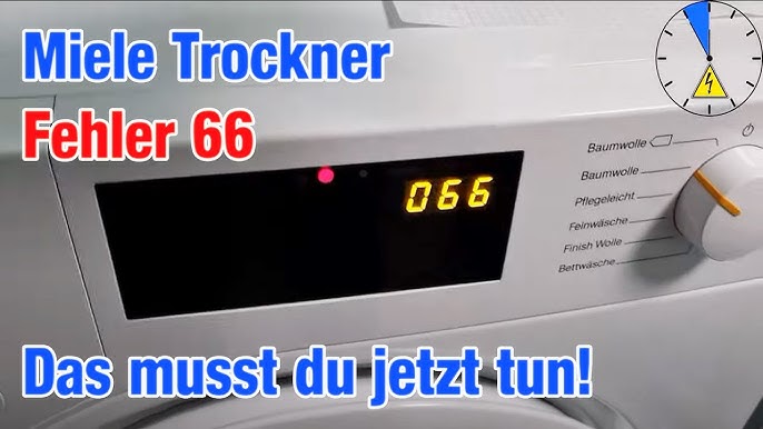 Miele Trockner T1 Fehler Rote Lampe Leuchtet Miele T1 Dryer Troubleshooting - Dryer Enthusiast