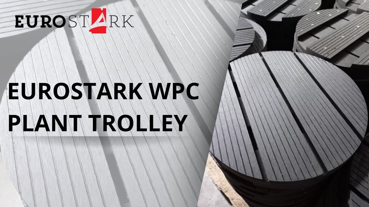 WPC Plant Trolley for moving heavy plant pots and bins - WPC Plant Trolley - EUROSTARK