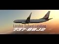MS2020 4K FULL FLIGHT | SHORT RUNWAY | PMDG 737 BBJ2 | Leeds Bradford EGNM - London Oxford EGTK | ✈️