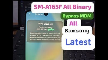 SM-A065F U6/U7 How to bypass MDM All samsungs Latest No relock A165F u5,A155F U7,A055F U11, A07 #MDM