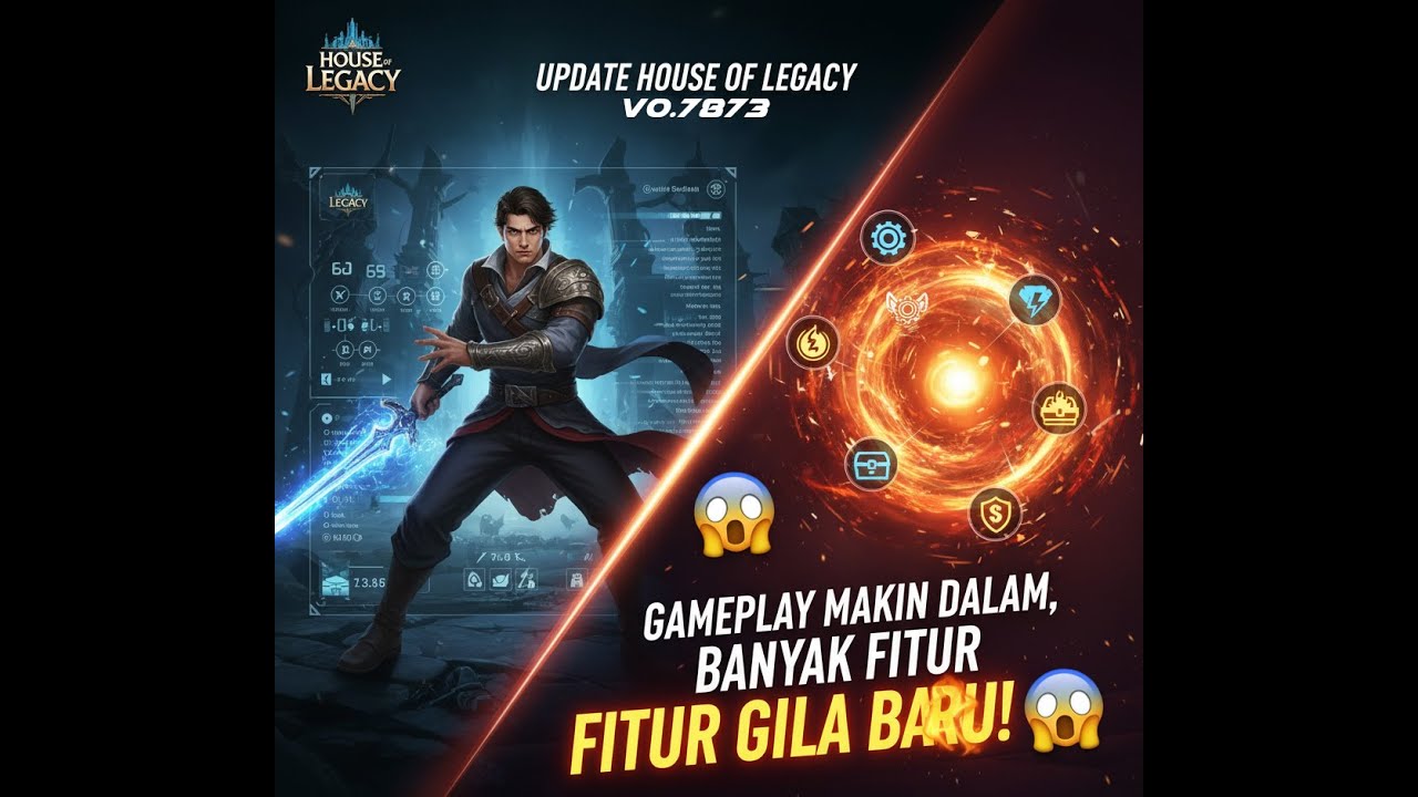 Update House of Legacy v0.7873 — Gameplay Makin Dalam, Banyak Fitur Gila Baru! 😱