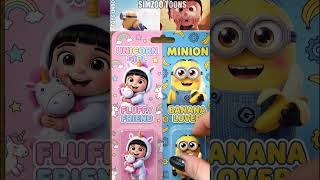 unboxing Glue slime Cute minion &amp; Cute Agnes Gru ! #minions #agnesgru