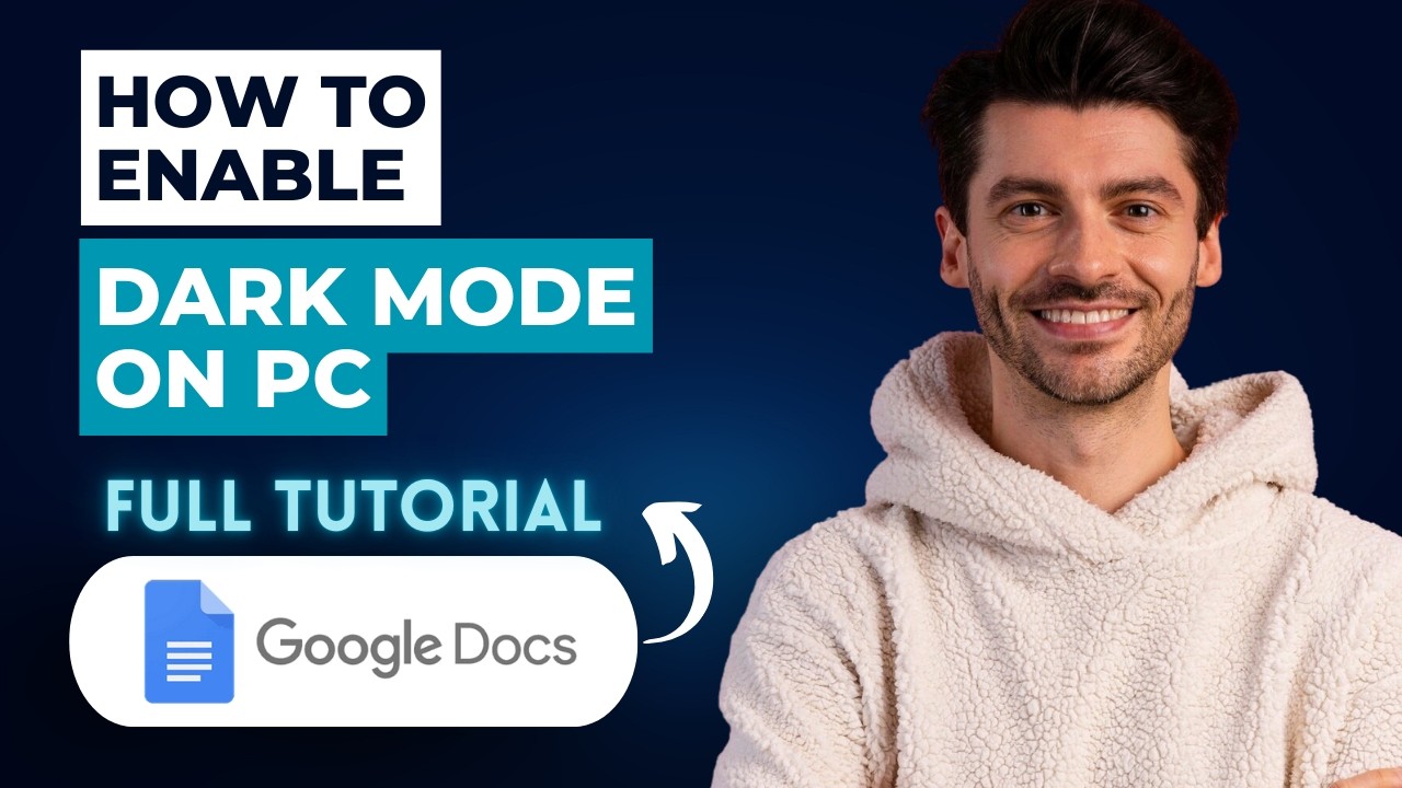 How to Enable Dark Mode in Google Docs on PC [2026 Full Guide] - YouTube