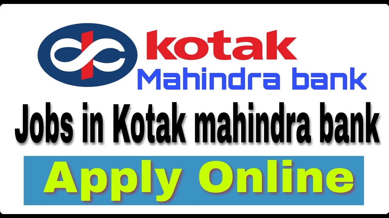 How to Apply Online For Kotak Mahindra Bank Job II private banking job II  learn technical - YouTube