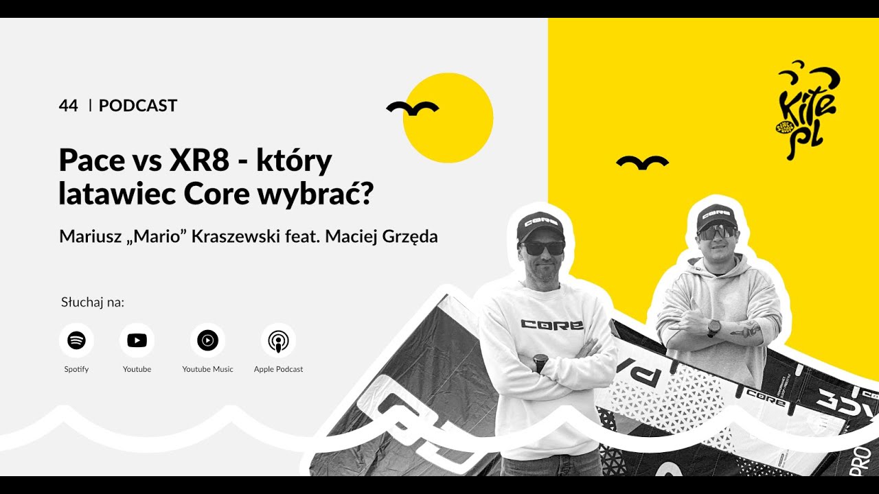 Core Pace vs Pace Pro vs XR8 – który latawiec Core wybrać? Gaduszka sprzętowa z Mario Kraszewskim