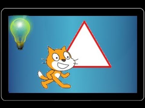 scratch • programme pour tracer un triangle équilatéral • attention ...