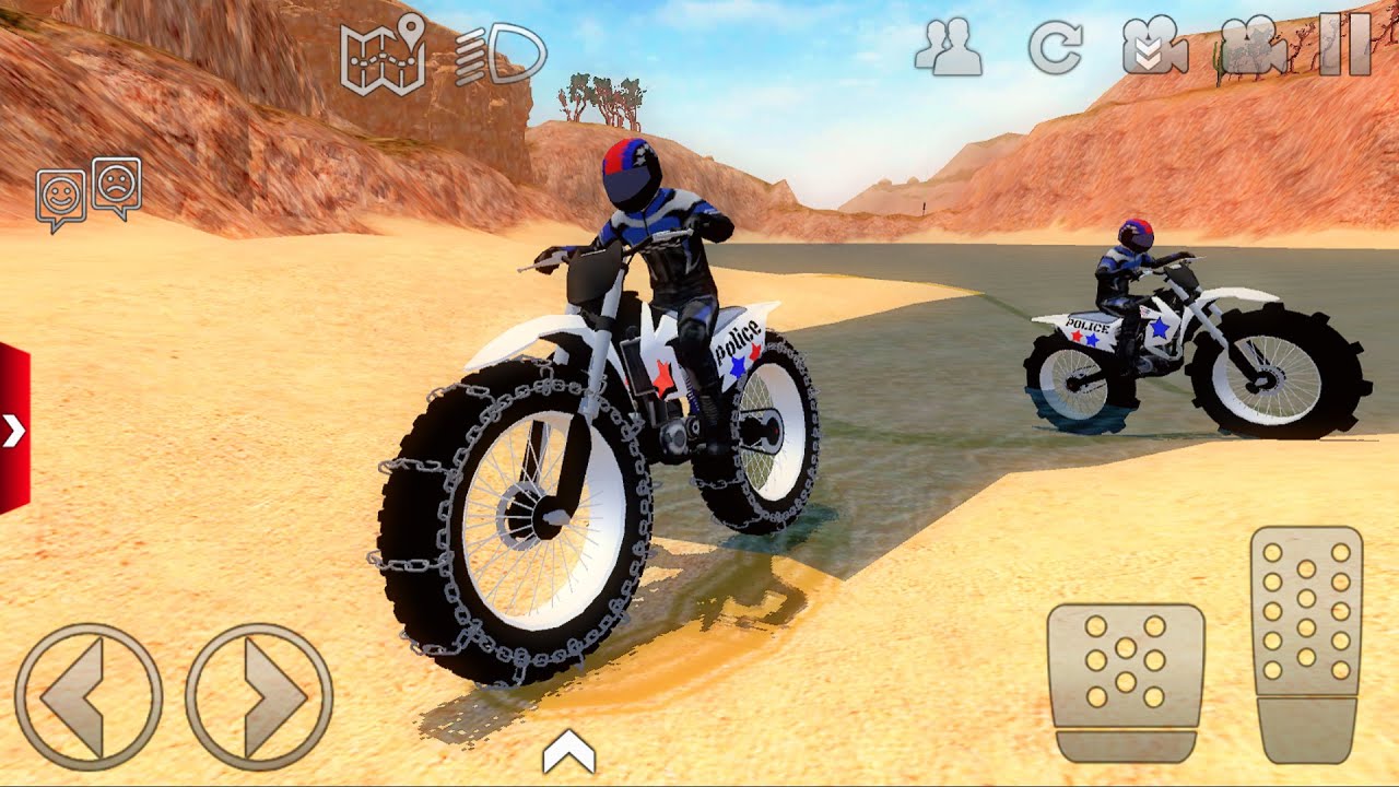 Jogo de moto de trilha Motorcycle game offroad 