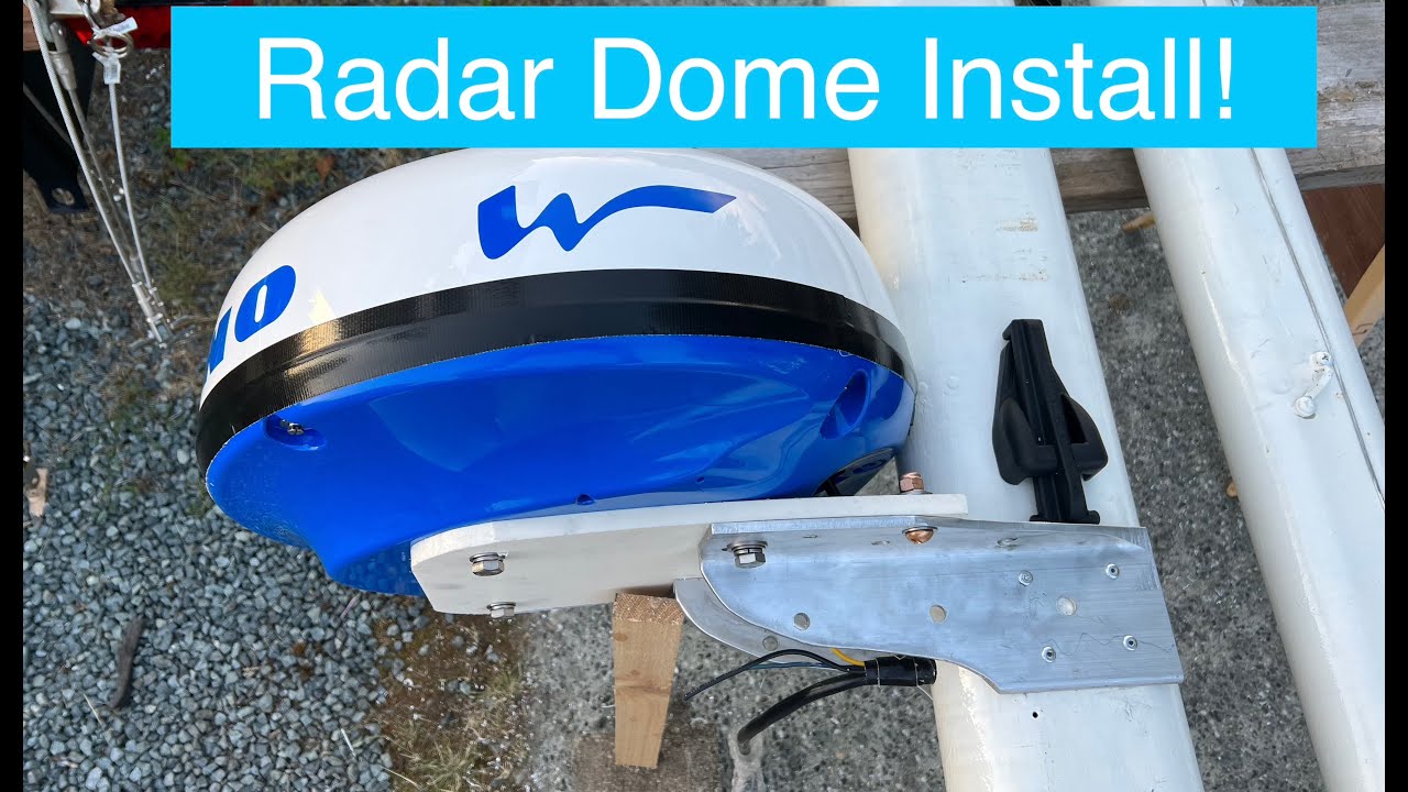 54.  Home Fabricated Radar Mount.  Real Time UPDATE!