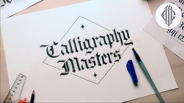 CALLIGRAPHY MASTERS LETTERING X PILOT PARALLEL PEN