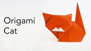 Easy Origami Cat Tutorial  Designed by Keiji Kitamura
