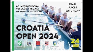 Live stream of 2024 CROATIA OPEN rowing regatta - Final Races Saturday - Zagreb - 06. 04. 2024.