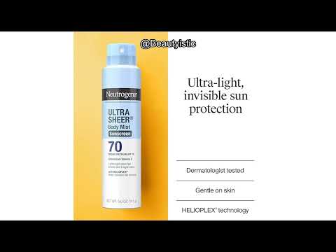 Neutrogena Ultra Sheer Body Mist Sunscreen Review: Does SPF 70 Live Up to the Promise?