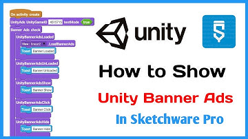 Unity Banner Ads In Sketchware | How To Show Unity Ads In Sketchware | Unity Ads In Sketchware