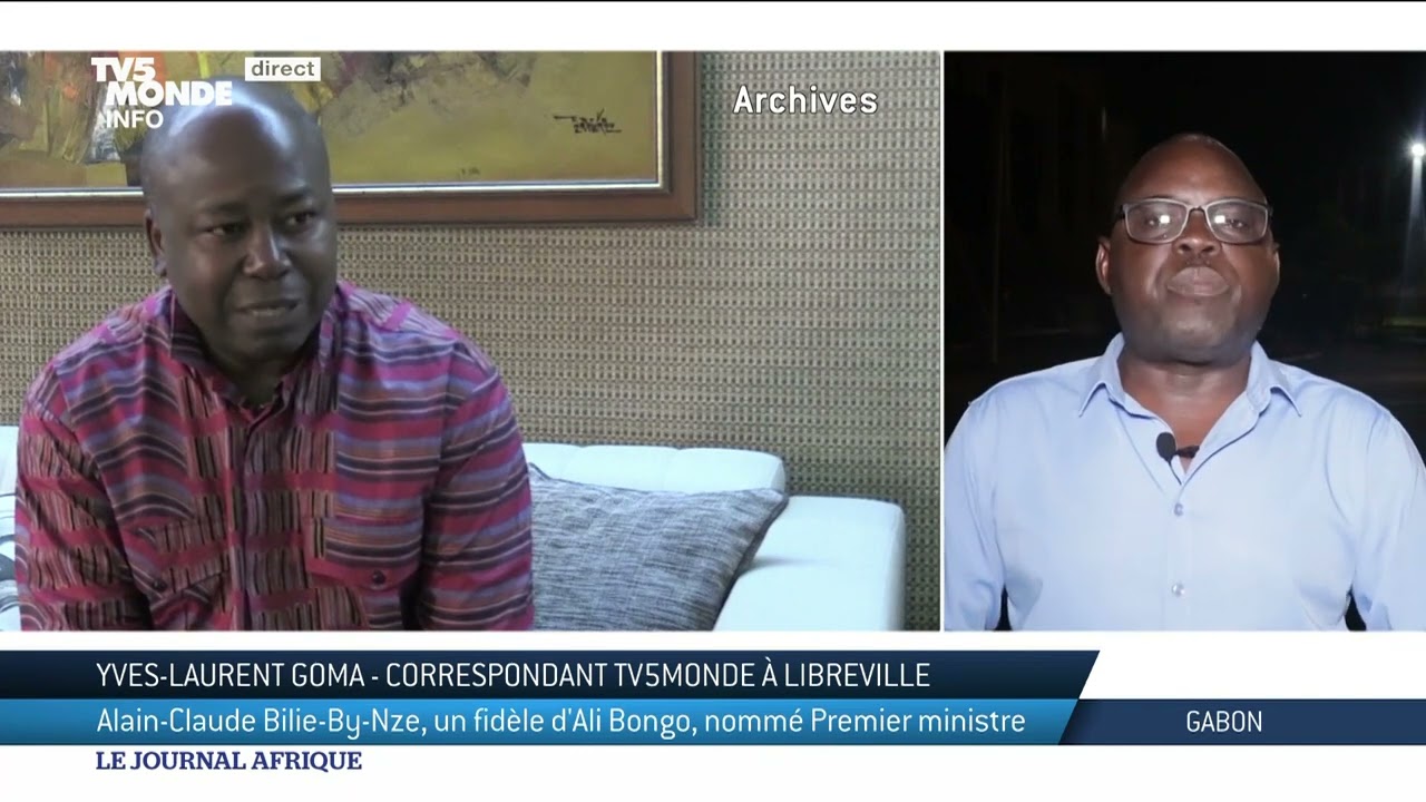 Gabon Alain Claude Bilie By Nze Premier ministre