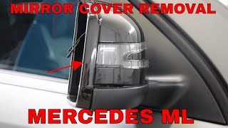 Mercedes Benz Mirror cover and glass removal