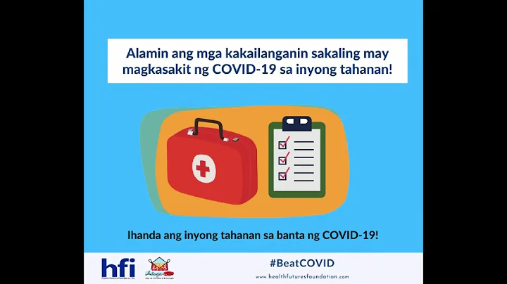 Mahahalagang Bagay na Dapat Ihanda Ngayong Pandemya - Naihanda Mo Na Kaya Ang Mga Ito?