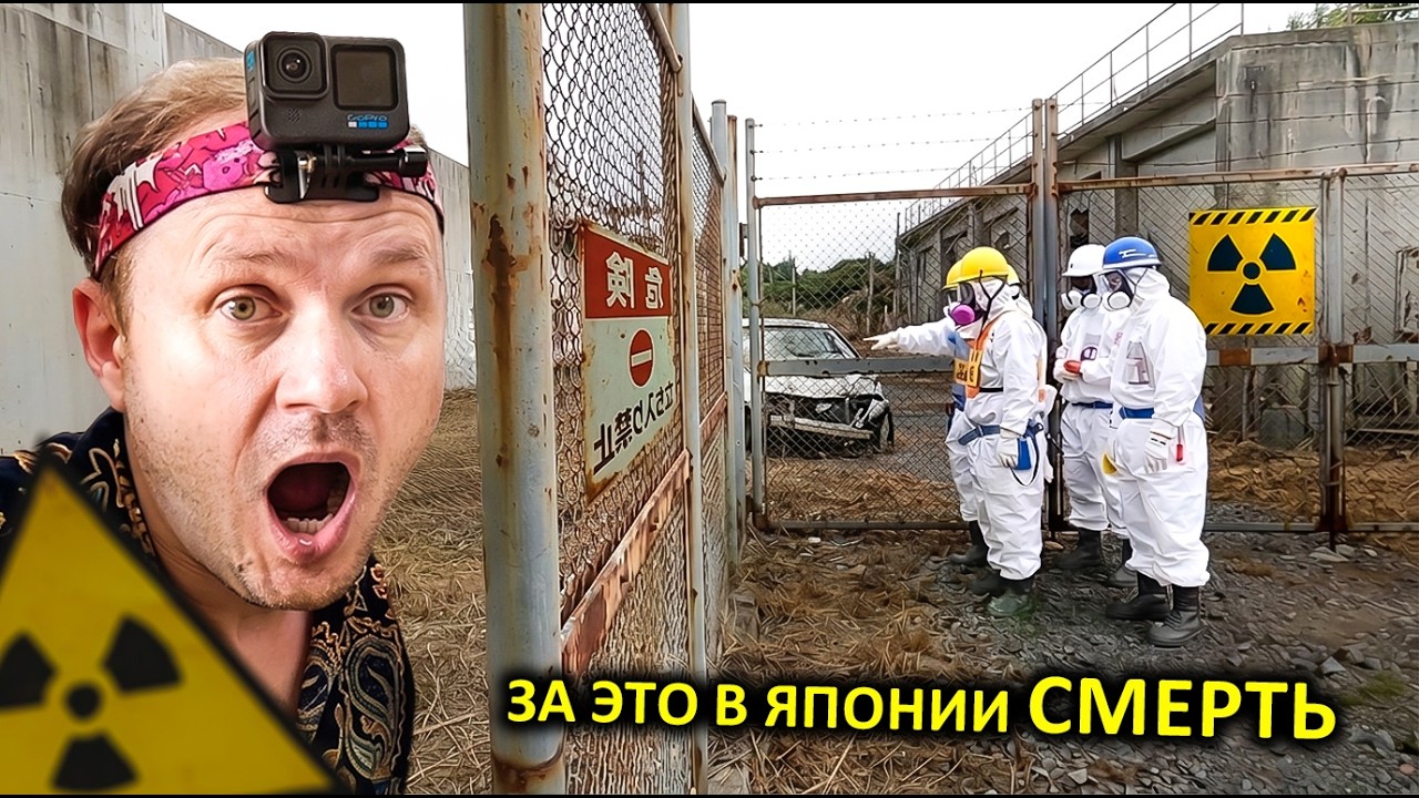 ✅Проникли в брошенные ДОМА Фукусимы ☢️ Побег от ЛИКВИДАТОРОВ в Зоне Отчуждения !!! ☠️⚡️Напали КАБАНЫ