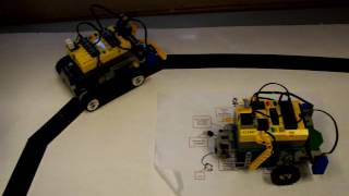 LEGO - RCX - Line Follower Caterpillar with Collision Detection (1393)