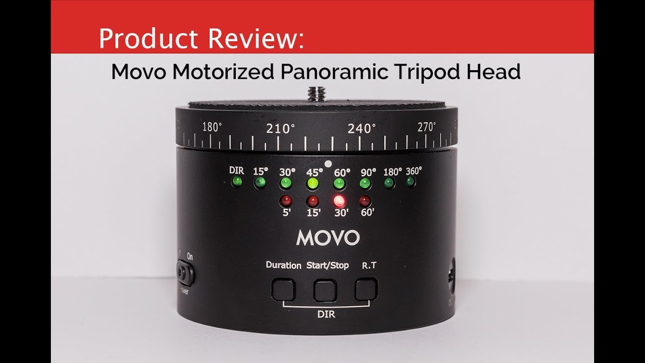 Product Review Movo Motorized Panoramic Tripod Head Mtp 11 For