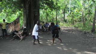 A Lesson from Fredo Avril ~ Haitian Machete Fencing (Summer 2015)