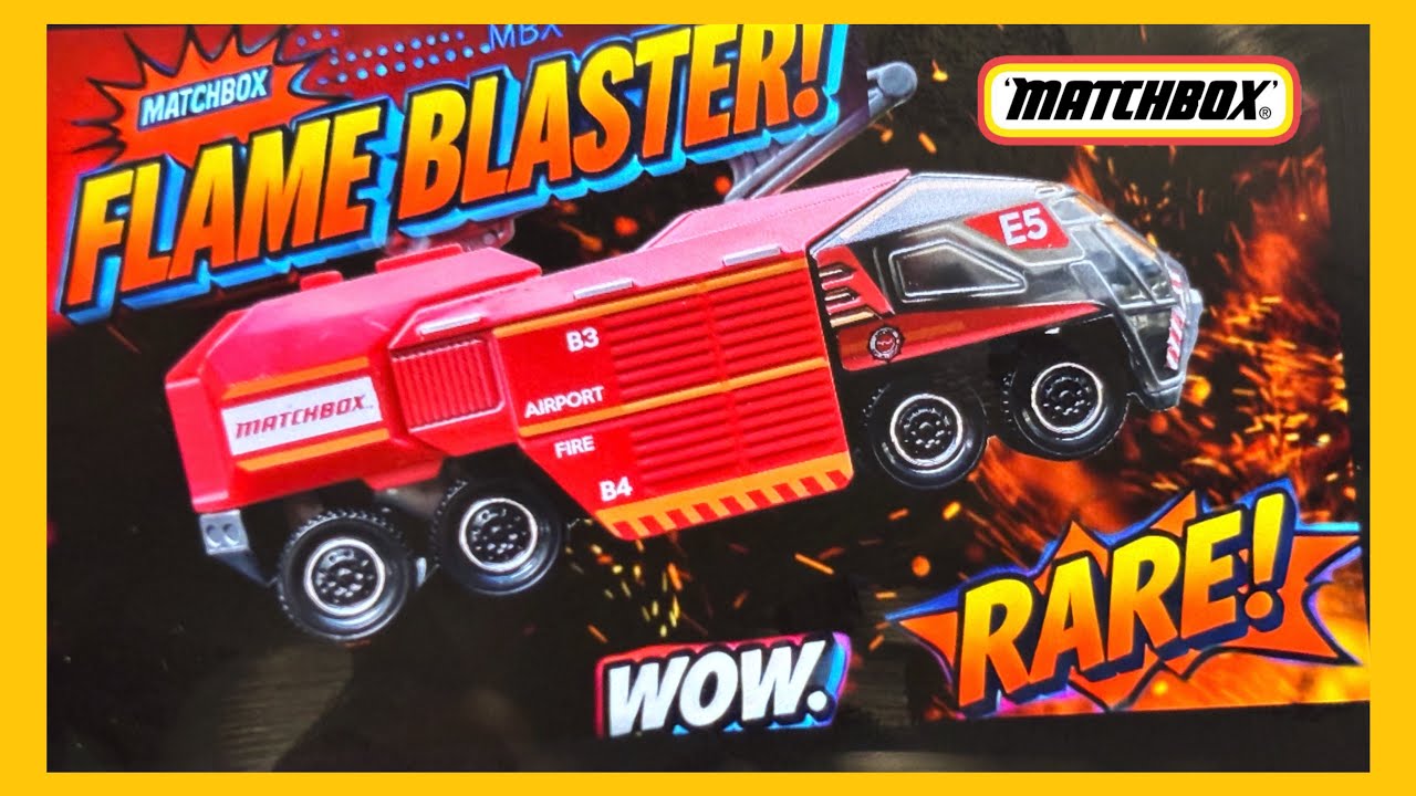 ミニカー MATCHBOX MBX FLAME BLASTER 🚒 Reviewing the Matchbox MBX Flame Blaster – Top Pick or