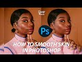 How to smooth skin using frequency separation in Photoshop #skinretouchingtutorial