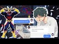 BNHA Texts || “Weight Of The World” Lyric Prank || Deku is stressed out...