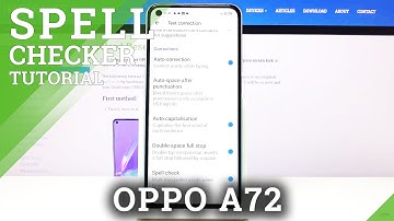 How to Activate Spell Checker in OPPO A72 - Mark Misspelled Word