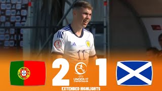 Portugal vs Scotland | Highlights | U17 European Championship 20-05-2023