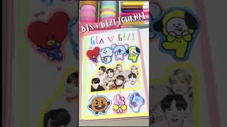 Journal with me BTS BT21 | BTS Themed Scrapbook Journal | BTS Journal Ideas | Part 3