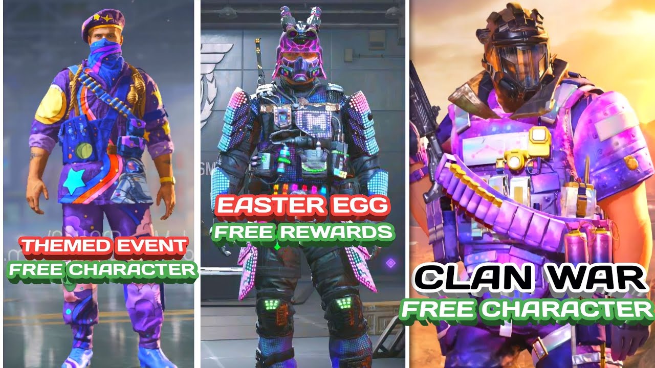 *Free* 🤩 Season 3 Clan War Free Character + Themed Event Character ...