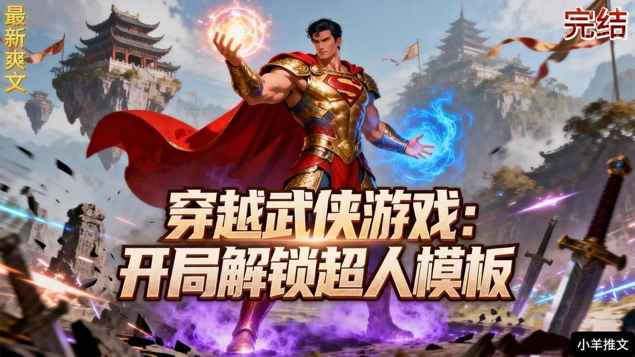 完结《穿越武侠游戏：开局解锁超人模板》林炽穿越进一款武侠题材的游戏世界。这里有着视人命如草芥的江湖和腐朽吃人的王朝。且看他如何凭借超人模板推翻旧秩序……#小说  #推文  #重生 #爽文 #有聲