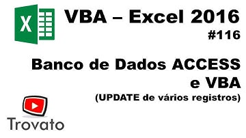 #116 - Excel VBA - UPDATE de vários registros no Banco de Dados - Parte 1