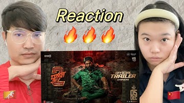 🇧🇹/ 🇨🇳 couple Reaction | Pushpa 2 The Rule Trailer | Allu Arjun | Sukumar | Rashmika Mandanna |