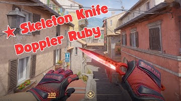 ★ Skeleton Knife Doppler Ruby