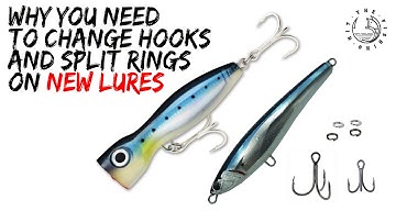 WHY YOU NEED TO CHANGE HOOKS and SPLIT RINGS on LURES