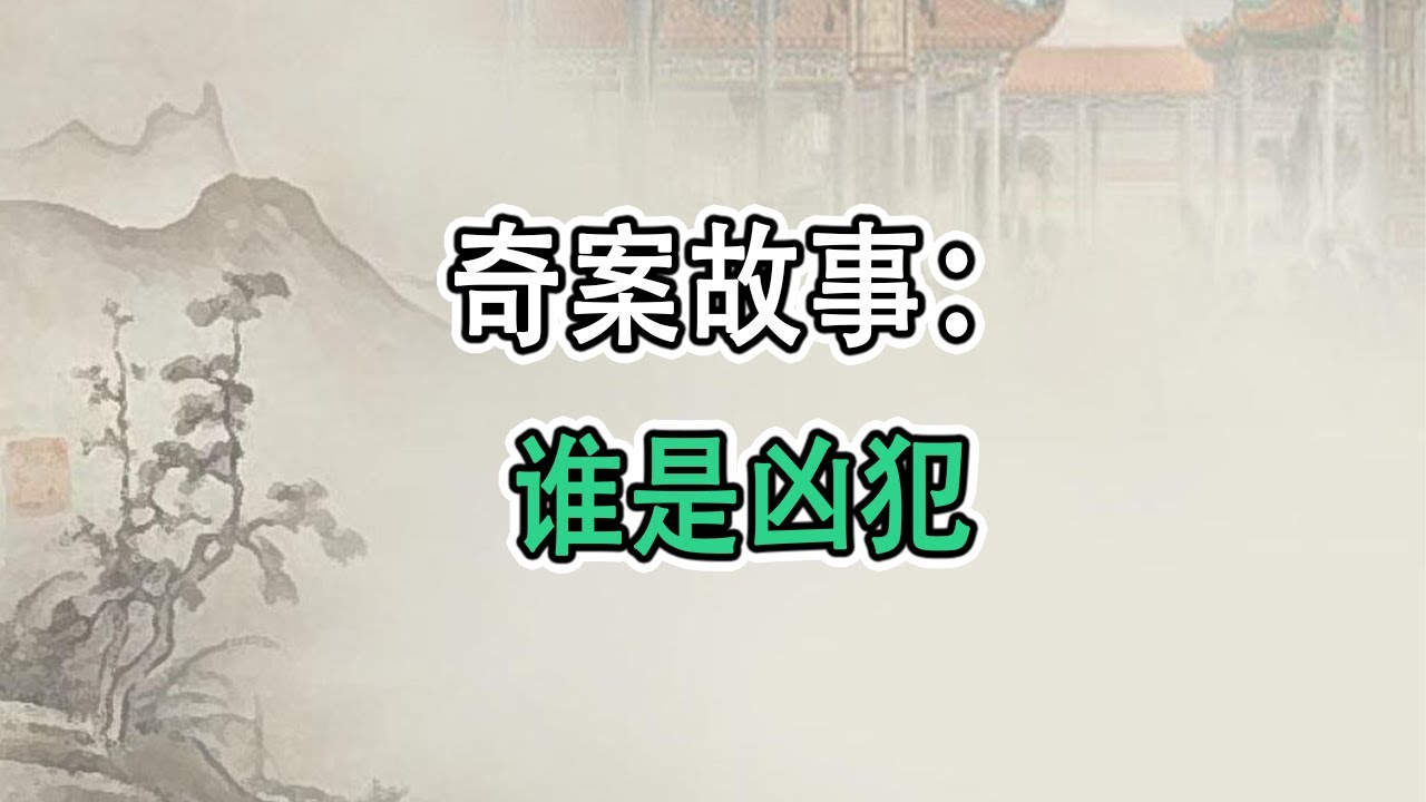 奇案故事：谁是凶犯