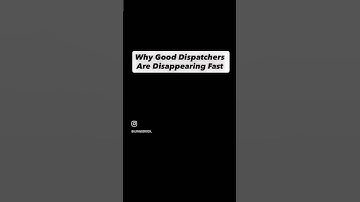 Why Good Dispatchers Are Disappearing Fast