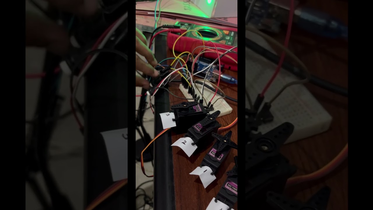 Servo controlling with arduino 