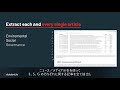 「ESG 分析」ソリューションアクセラレータ